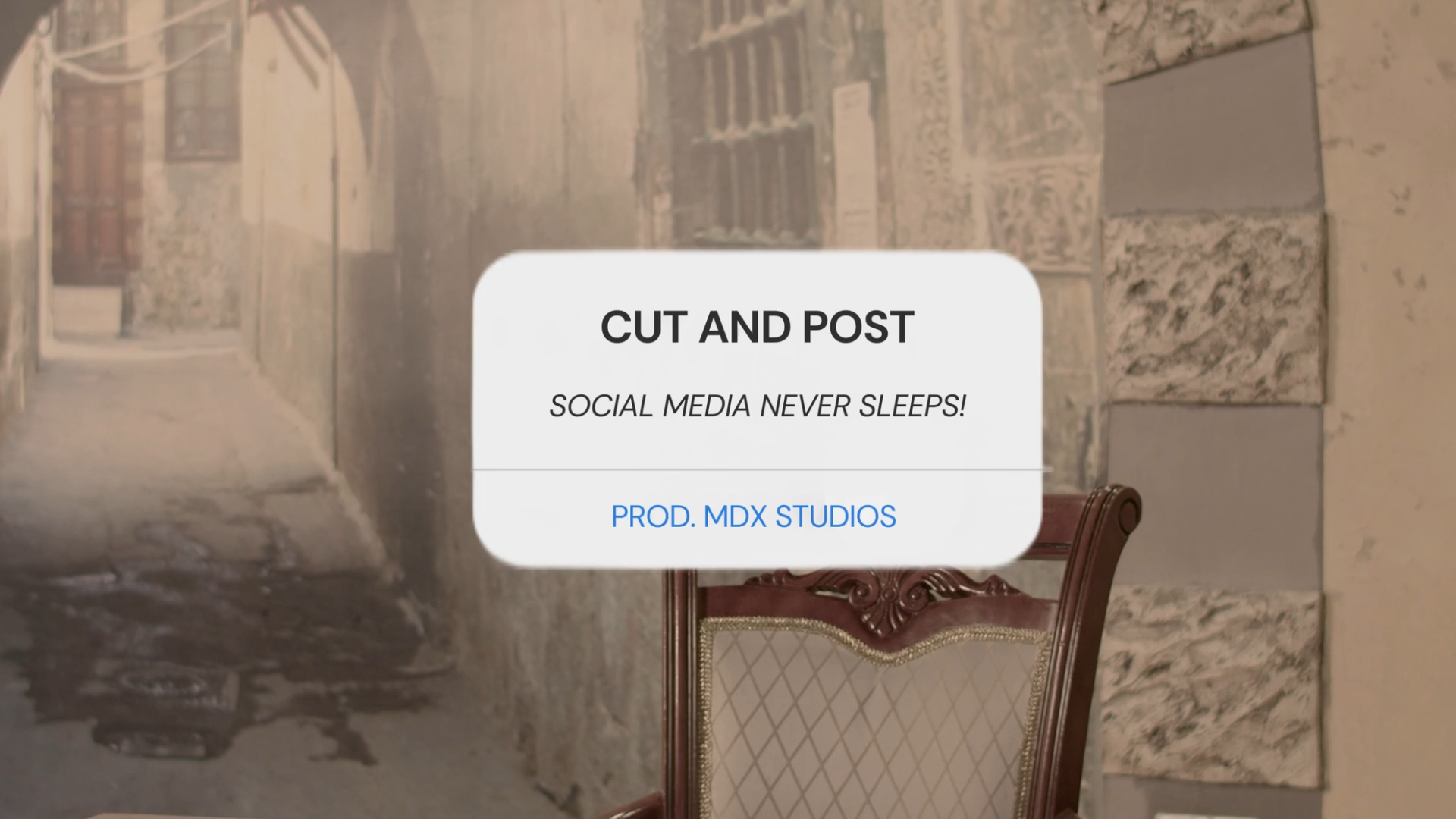 Cut and Post documentary title