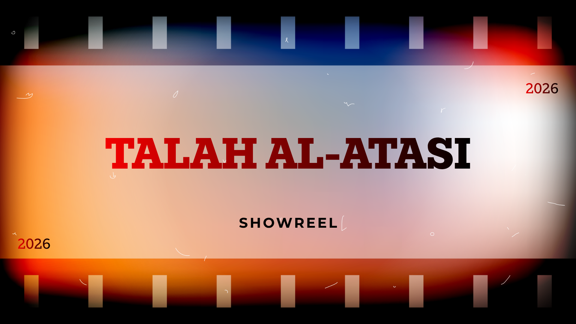 Talah Al-Atasi — Showreel 2026